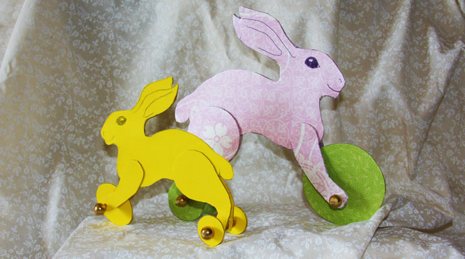Easter bunny toy children craft