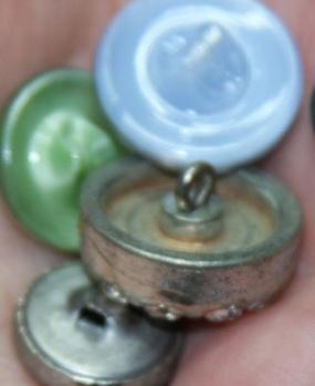 Shank buttons for bead dangles of button fairies