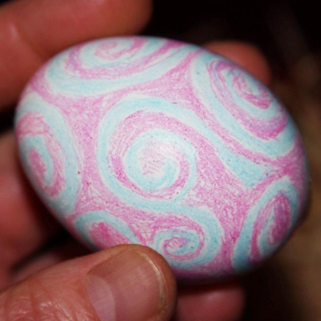 Colored Pencil Easter Egg