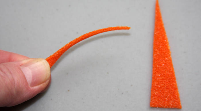 carrot nose bend kids paper craft
