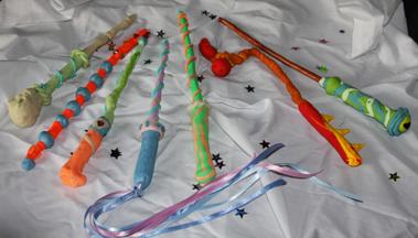 how to make a magic wand for kids